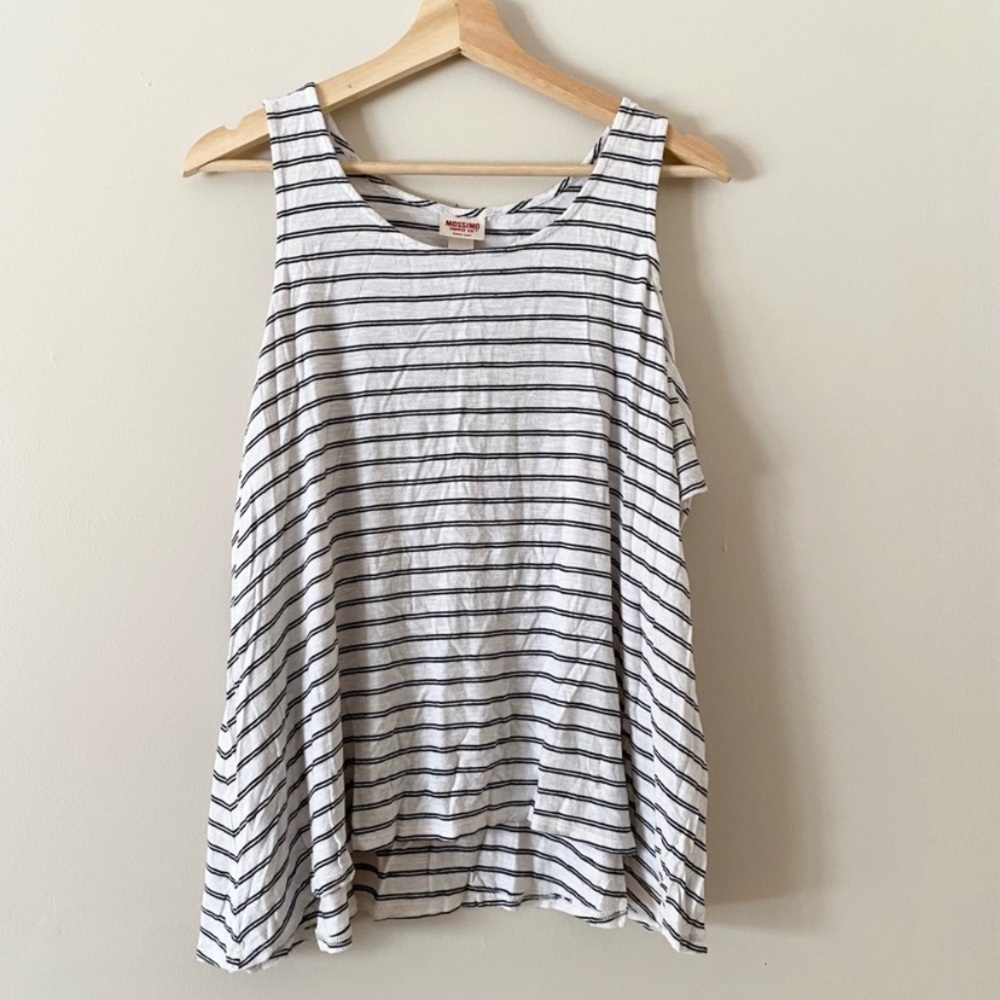 Mossimo Supply Co • Striped Cold Shoulder Top